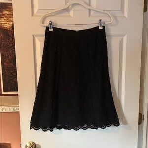 Old Navy Black A-Line Lace Skirt